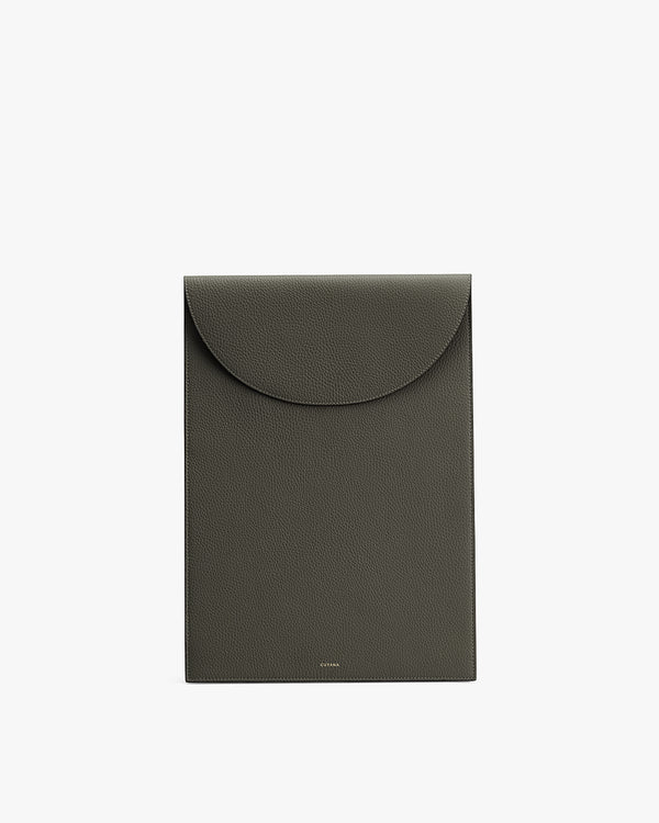 Convertible Leather Laptop Sleeve 15-16-inch