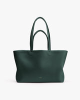Tote bag with double handles, plain surface.
