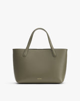 Tote bag with two handles shown upright against a plain background.