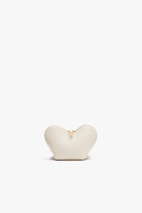 Mini Heart Case Ecru / One Size