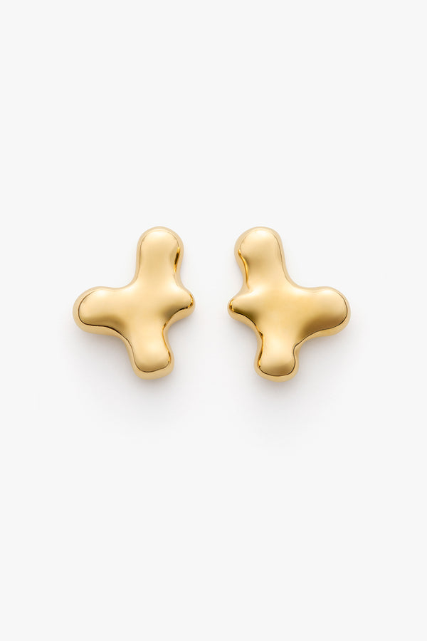 Nube Earrings Gold / One Size