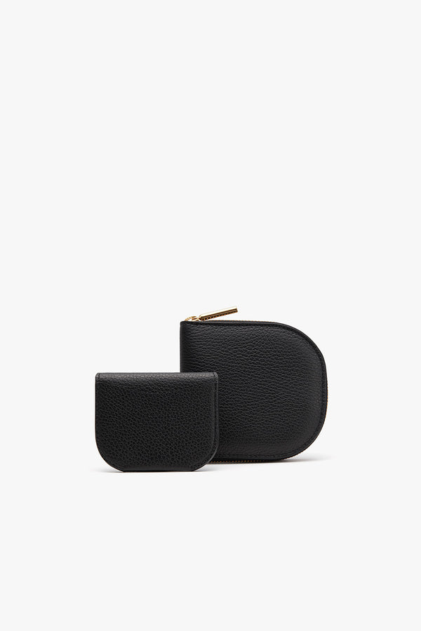 Duo Small Zip Wallet Black / One Size