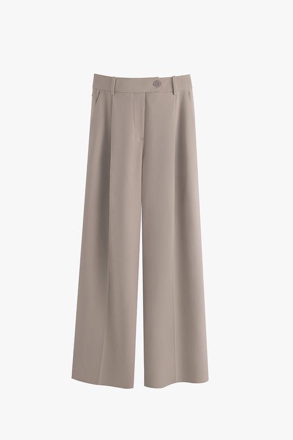 Wool Wide Leg Pant Clay / Large