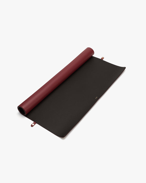 Leather Game Mat Bordeaux/Mocha / One Size