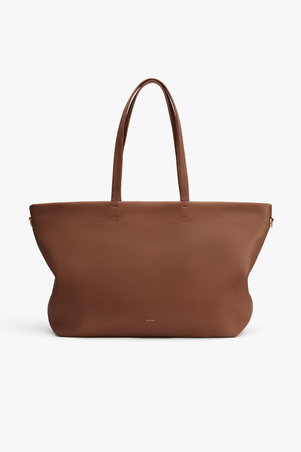 Classic Easy Zipper Tote Dark Chestnut / One Size