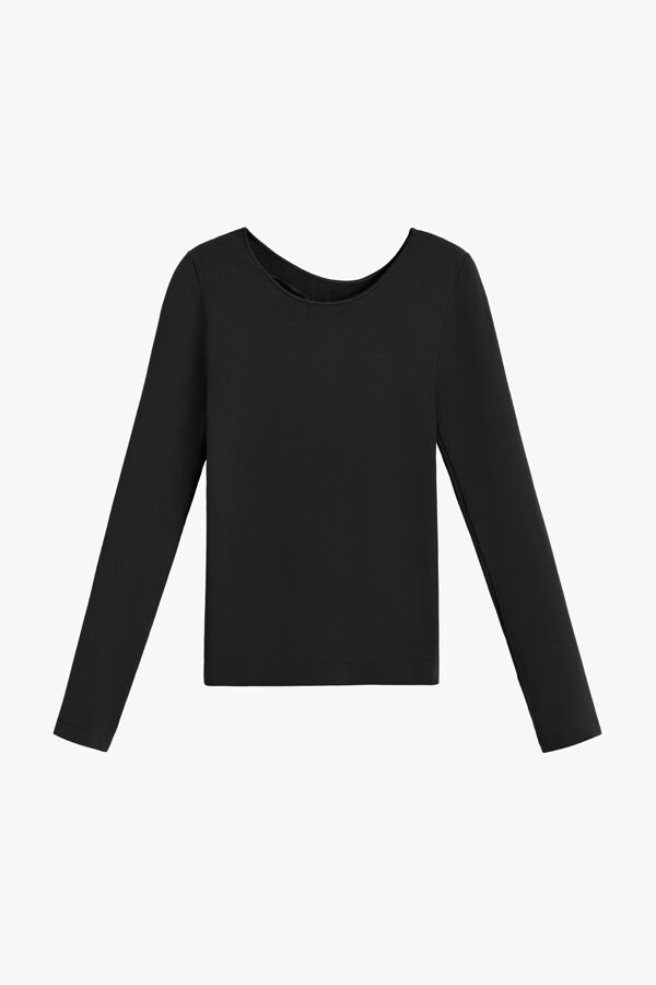 Stretch Long Sleeve Tee Black / Small - Medium