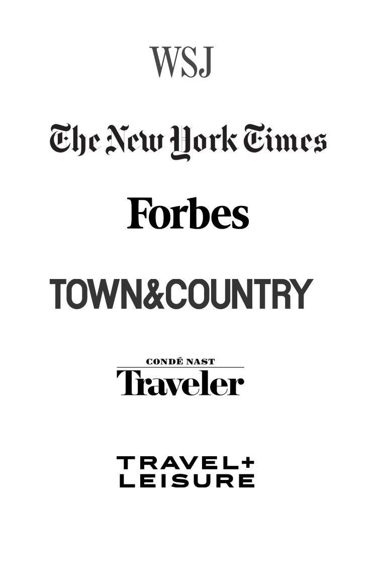 Logos and names of various publications displayed vertically.