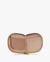 Open wallet showing interior compartments