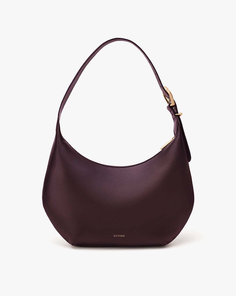 Shoulder bag with rounded shape and single strap