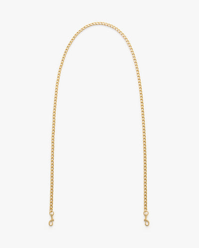 Thin chain strap with clasps at both ends.
