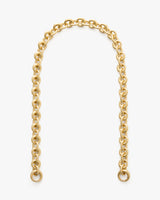 Chain strap with round links.