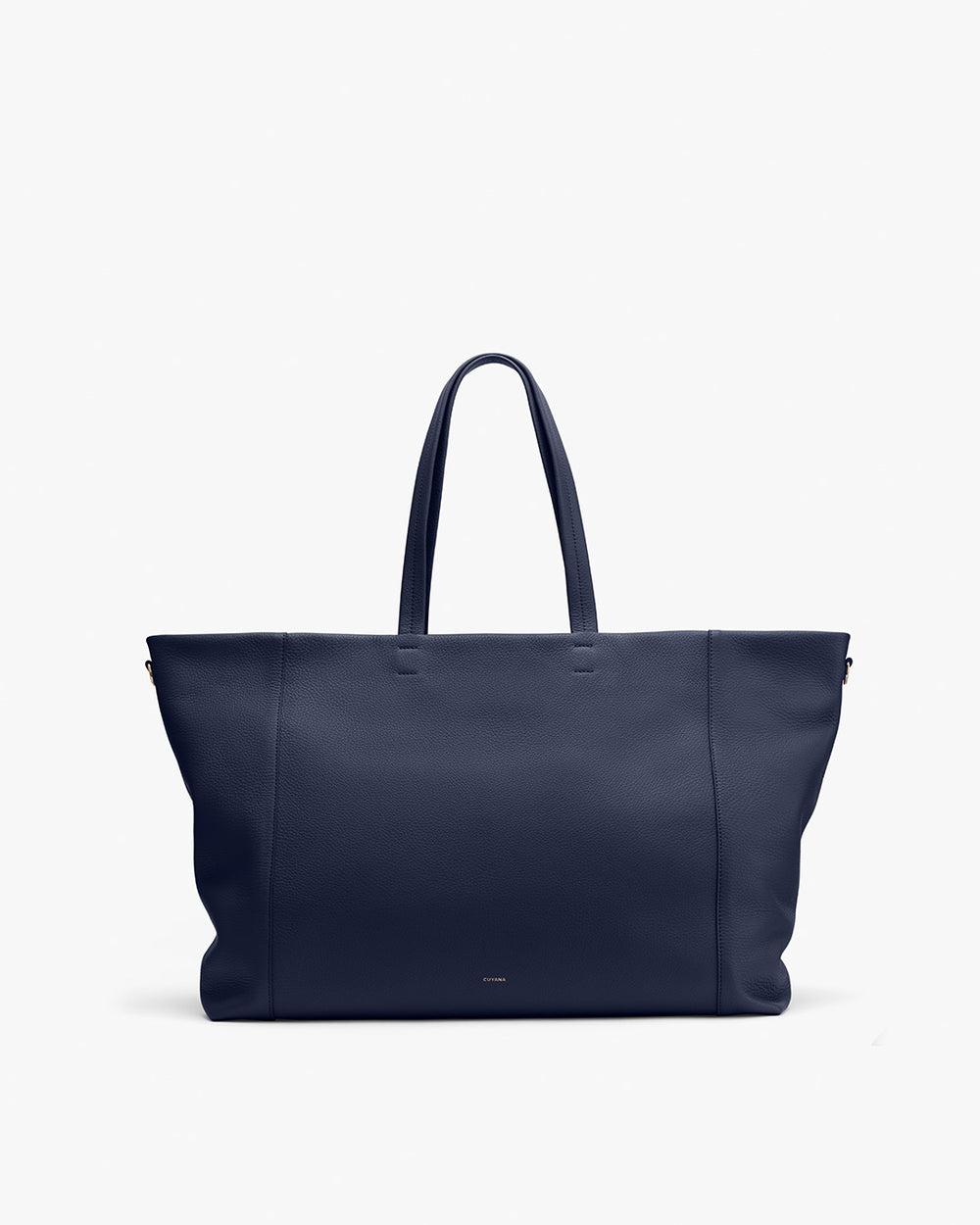 Large tote bag with two handles, standing upright.
