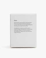 Box with descriptive text about a signature candle named Rosa.