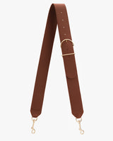 Adjustable bag strap with metal clips on each end