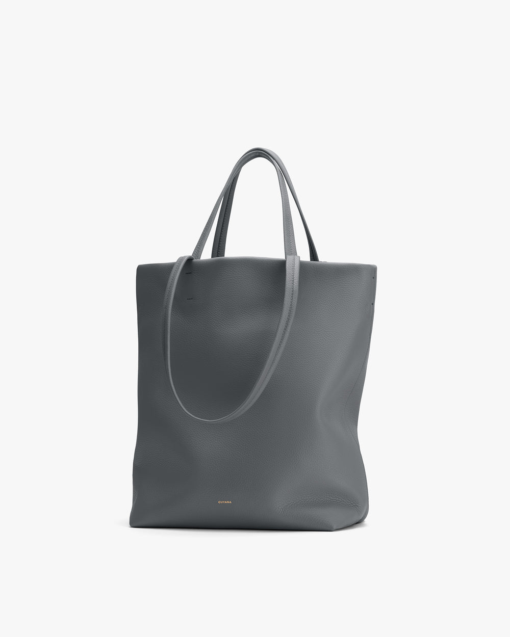 Large tote bag with thin handles on display.