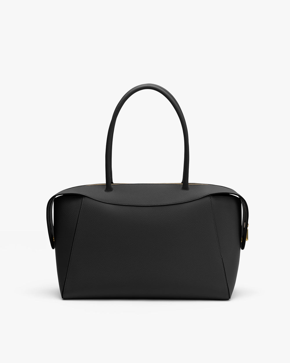 Handbag with two handles and a structured design.