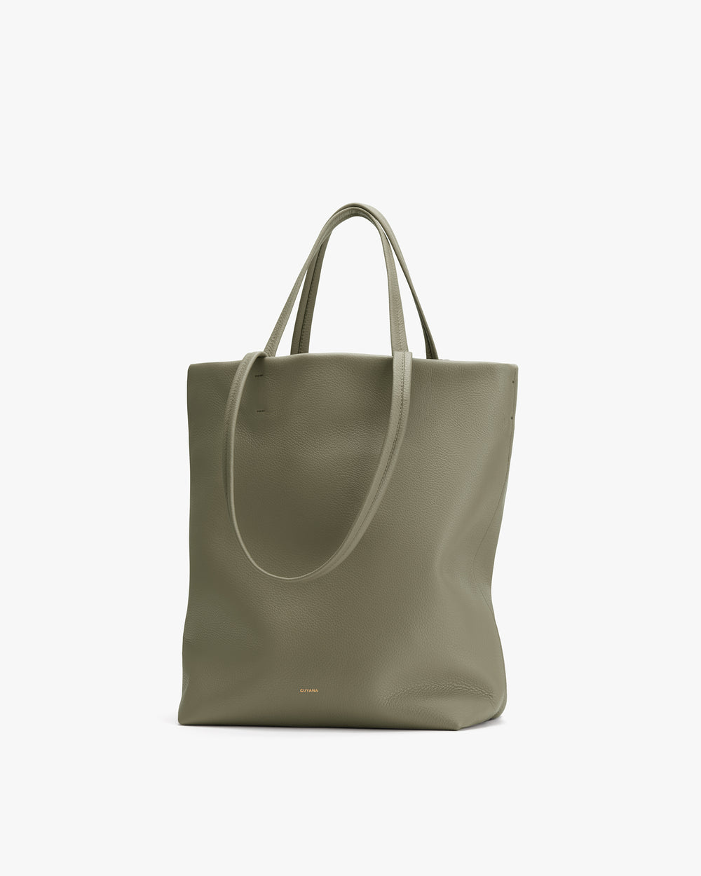 A tote bag with two handles.