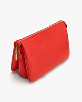 A zippered pouch with a sleek, minimalist design.