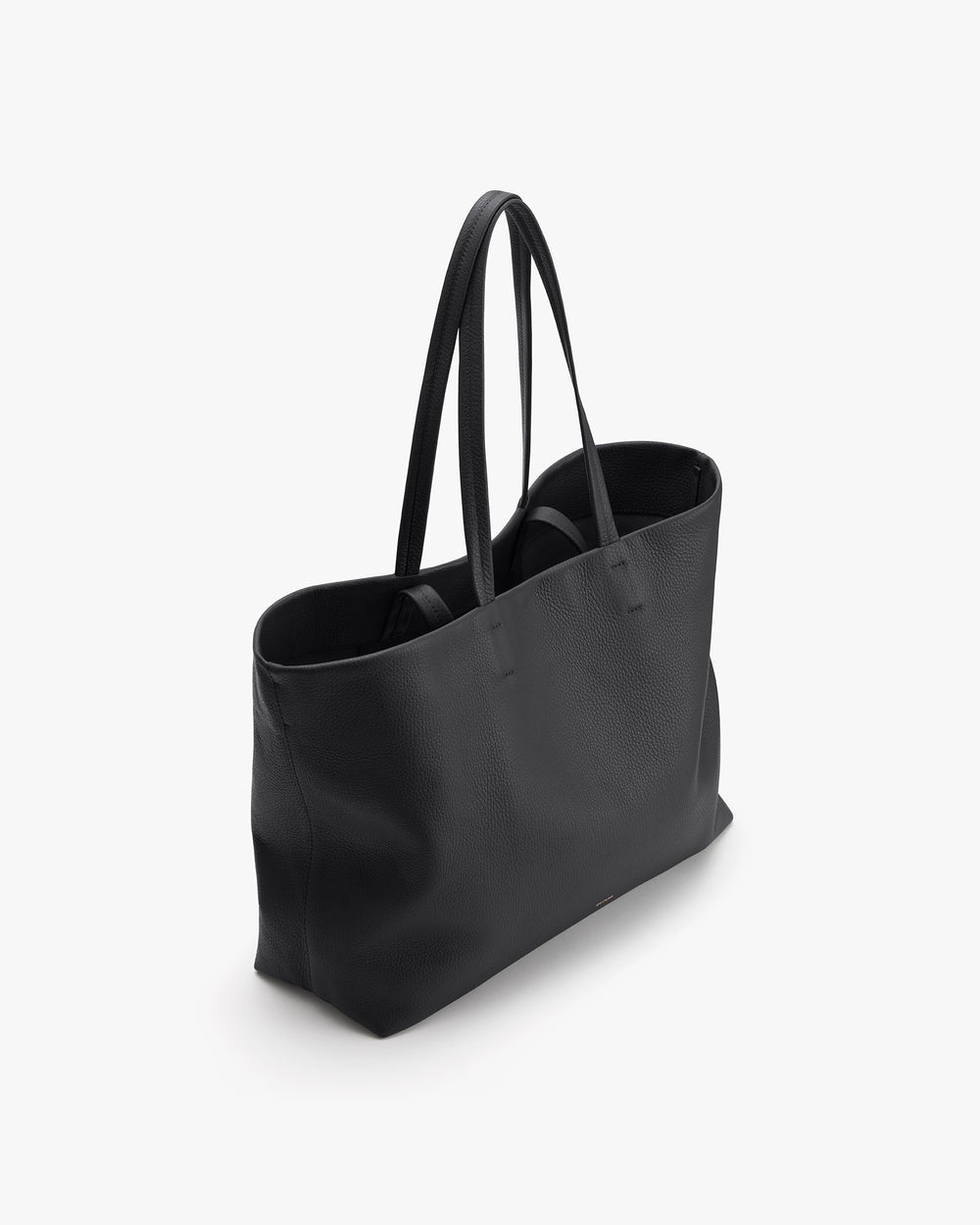 Large tote bag with two handles in a plain design.