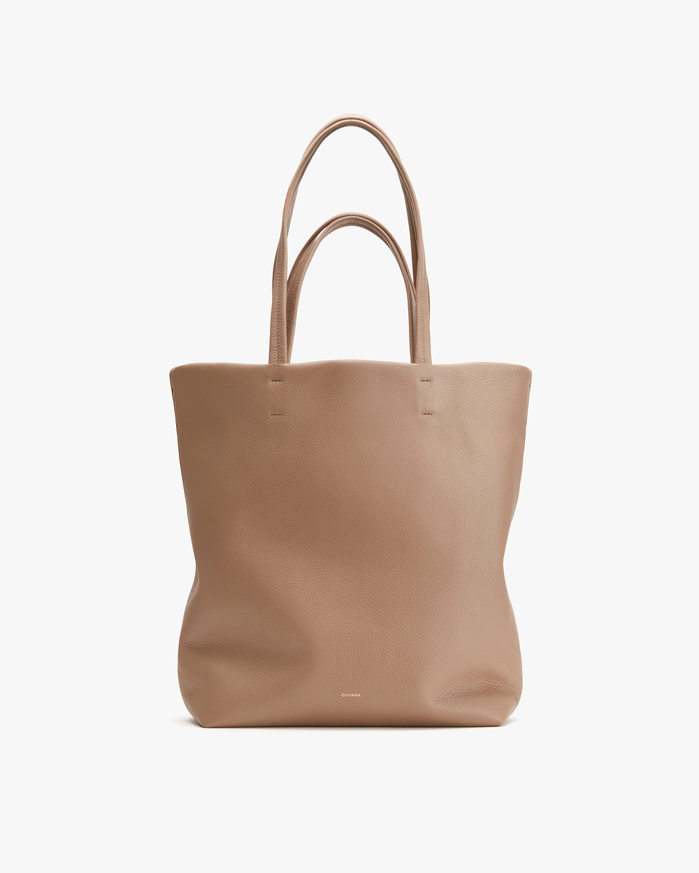 Tote bag with two handles on display.