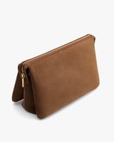 Rectangular pouch with a zipper on top.