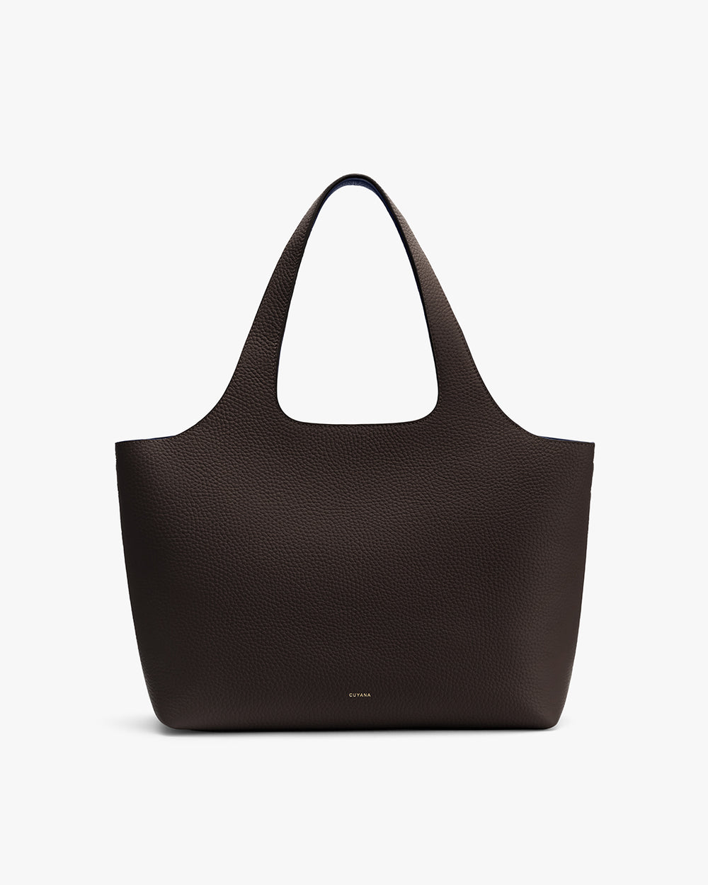Tote bag with a subtle texture and simple design.