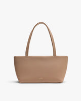 Tote bag with two handles and subtle texture.