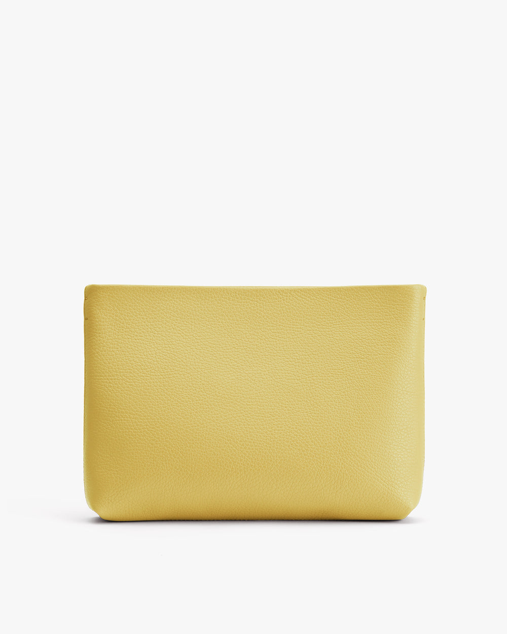 Simple clutch bag on white background.
