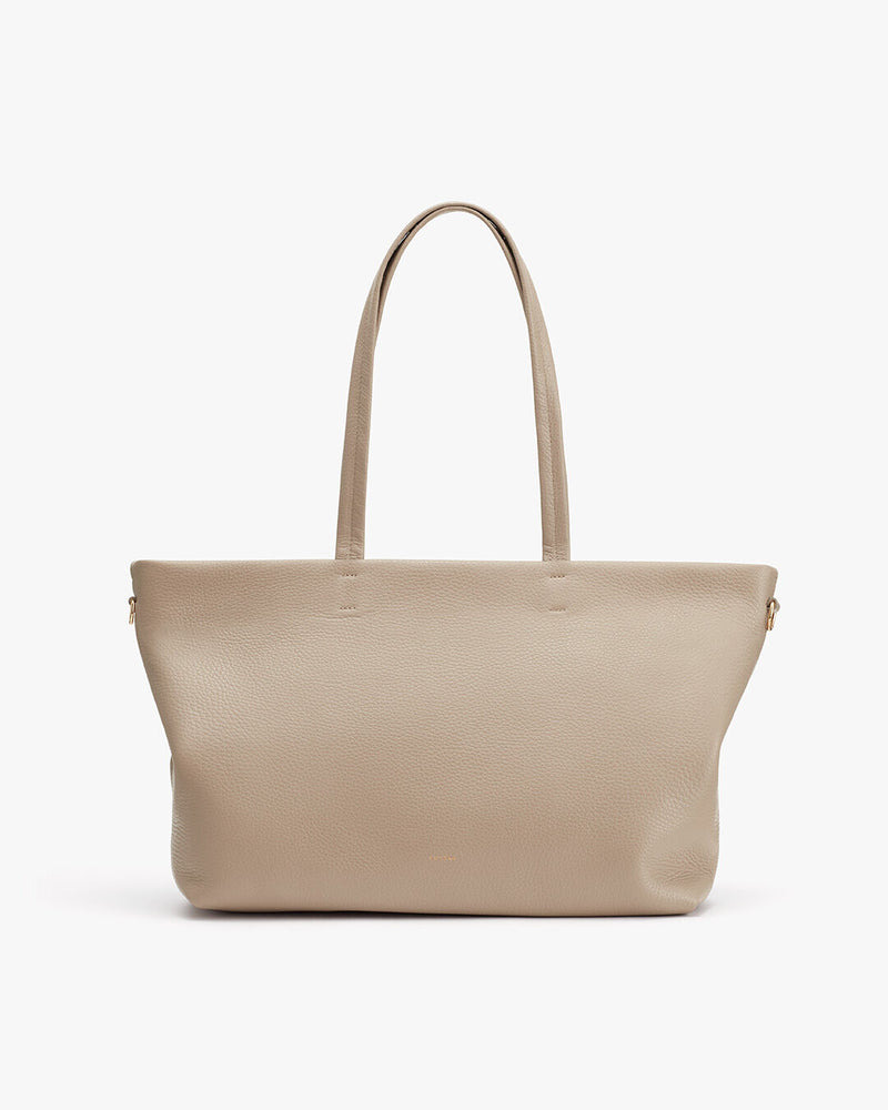 A large tote bag with two handles.